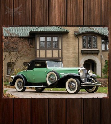 Металлическая табличка Duesenberg J 417 Convertible Coupe by Fleetwood